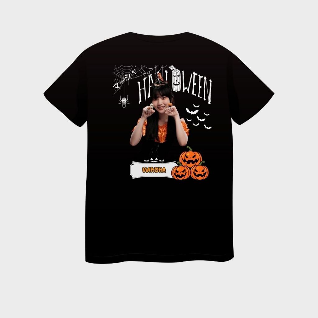 Kaos JKT48 Halloween Baju JKT48 Spesial Halloween | Kaos Marsha JKT 48 | Kaos Unisex Pria Wanita | K
