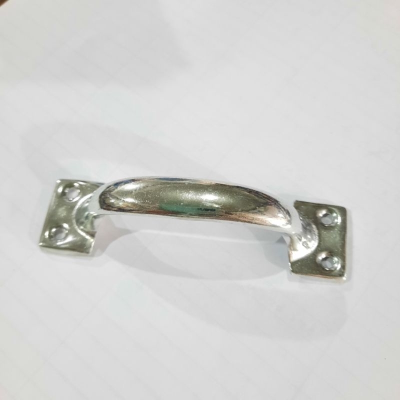 FREE SKRUP - Tarikan Laci 4 inch / Tarikan Lemari 10 cm / Tarikan Pintu Kecil / Pegangan Pintu Besi 