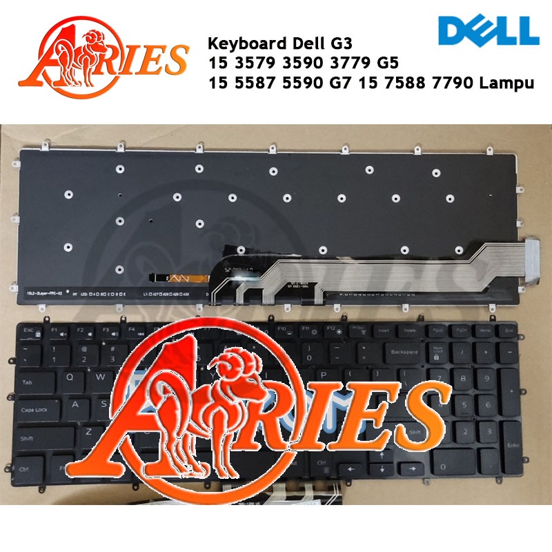Keyboard Laptop Dell G3 15 3579 3590 3779 G5 15 5587 5590 G7 15 7588 7790