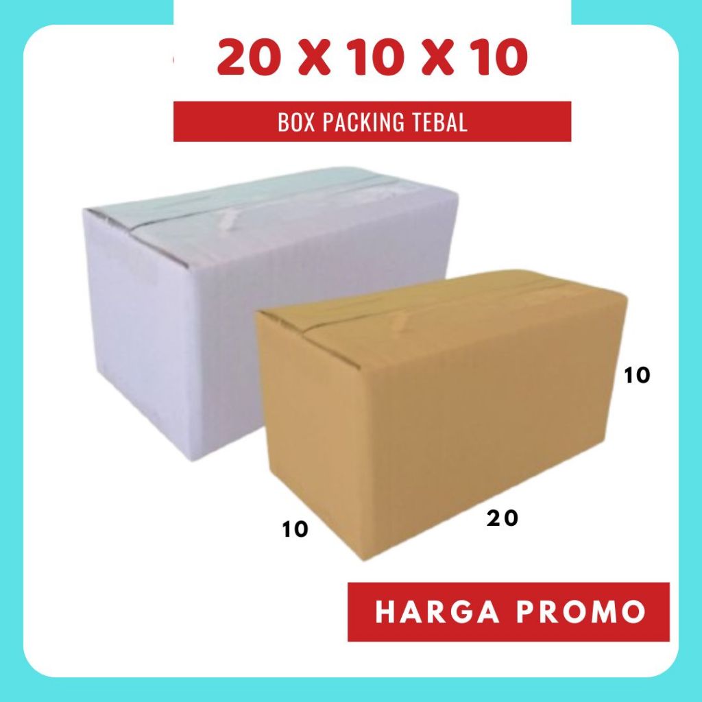 

Box 20x10x10 Kardus A1 Packing Karton Dus Kotak Kemasan kosmetik Souvenir Jamu Sparepart Obat Madu