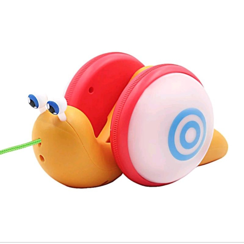 Mainan siput goyang tarik jalan