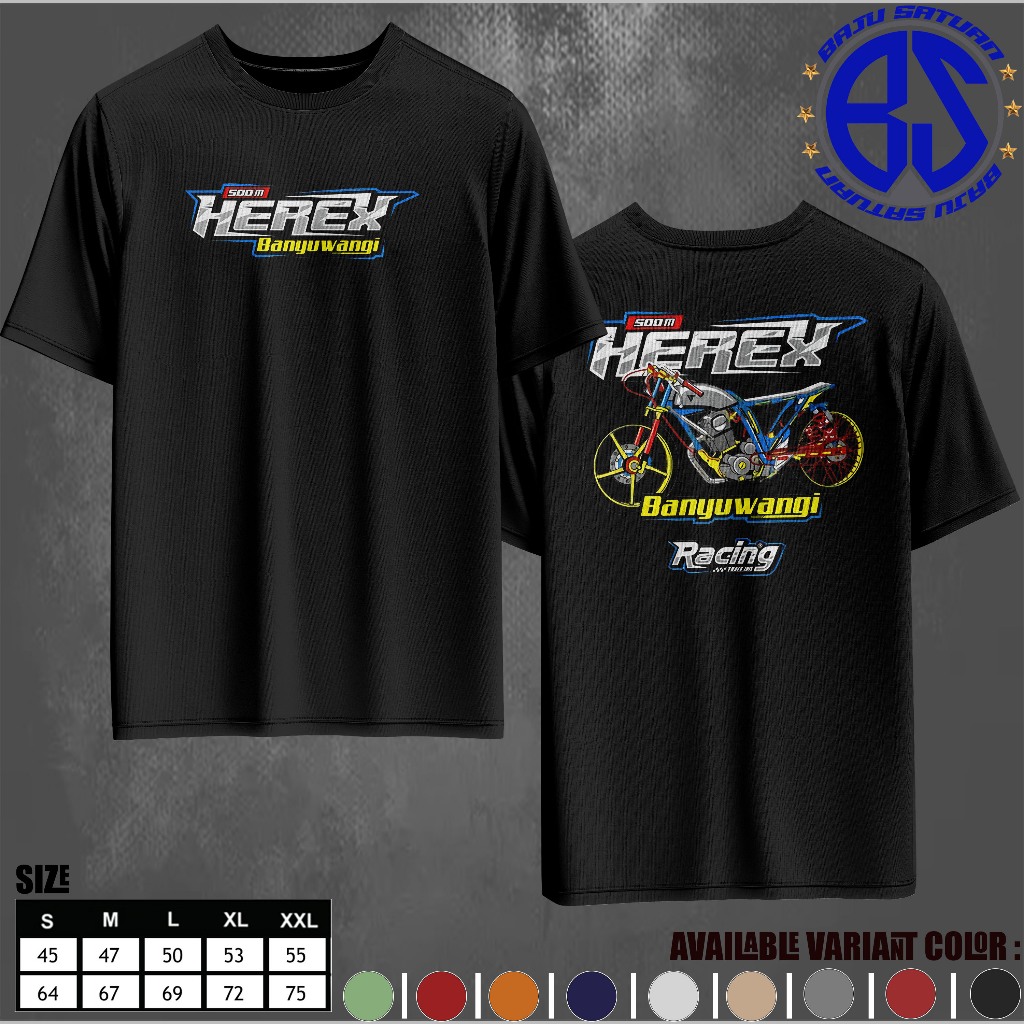 Baju Satuan Kaos cb kaos honda kaos unisex kaos murah berkualitas kaos Herex Banyuwangi BS05