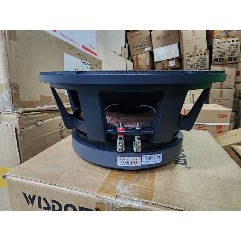 (FREE PETI KAYU) Speaker WISDOM 12 inch D12-4FC / D12 4FC Original