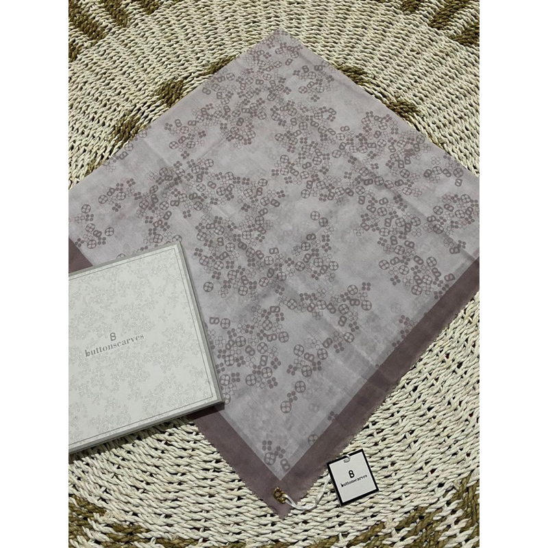Monogram Scramble 1 - NEW NEW NEW BUTTONSCARVES BUKAN PRELOVED (La sabelle Lasabelle, Buttonscarves,