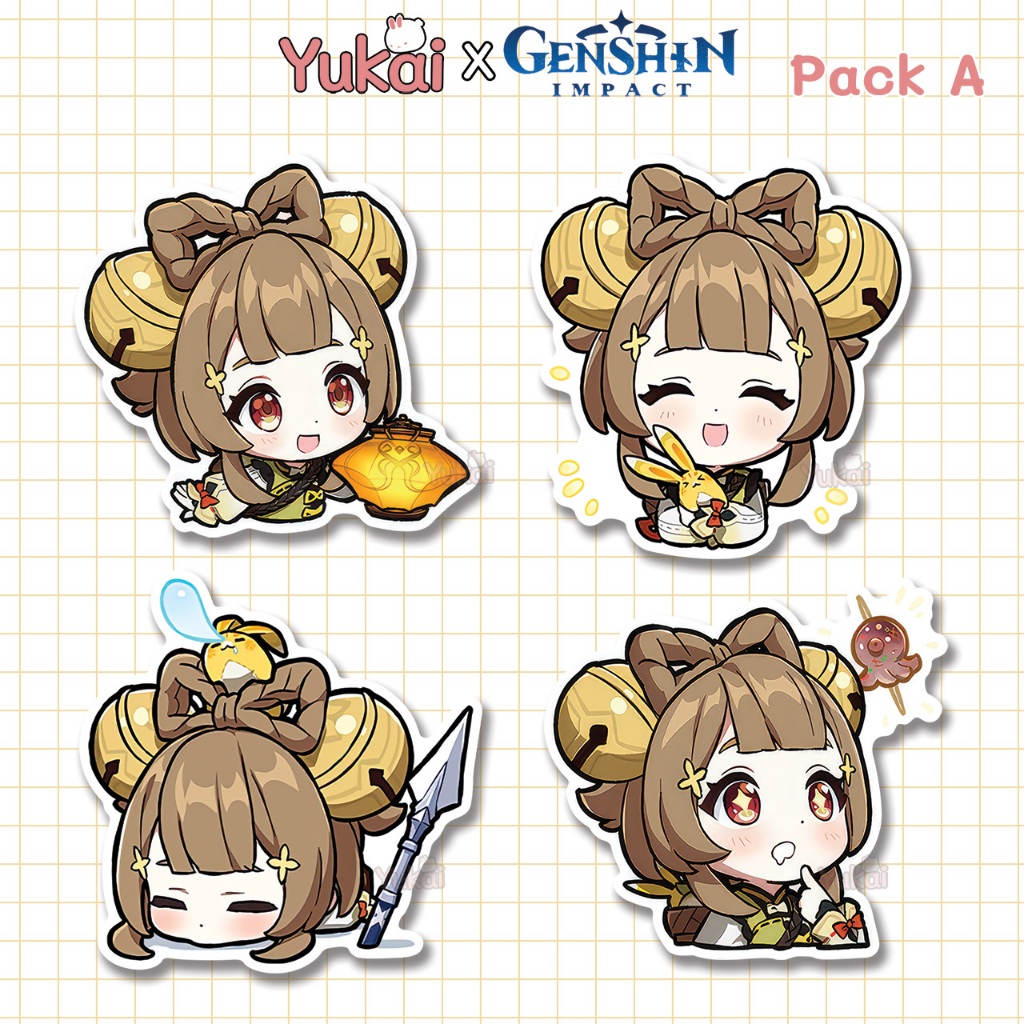 

Stiker Pack Yaoyao Genshin Impact Premium, Sticker Anime Waterproof