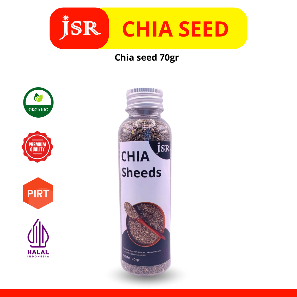 

JSR Rempah Chia Seeds/Organic Chia Seeds/Chia Seeds Original 70 gr