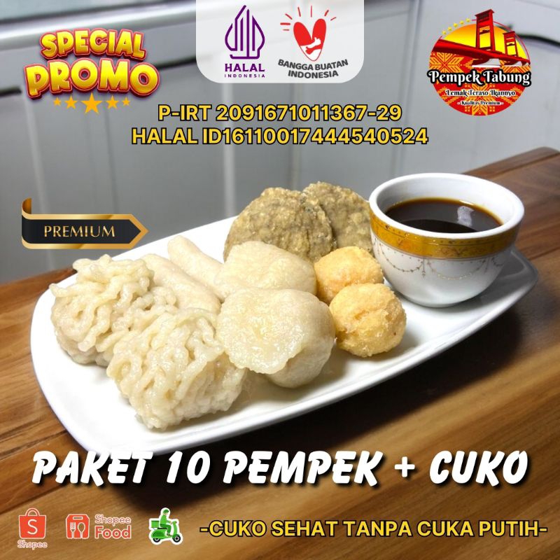 

PEMPEK KECIL 10 PCS + CUKO 100 ML