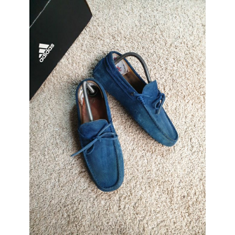 SEPATU TODS LOAFERS BLUE SECOND ORIGINAL