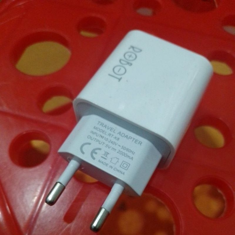 kepala charger hp robot 2 ampere