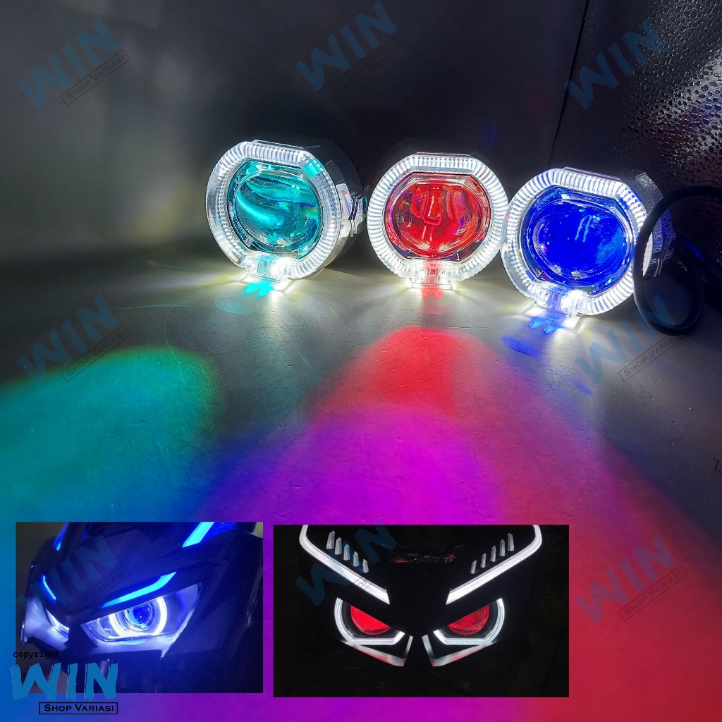 lampu projie depan motor/biled/lampu biled/biled ala ala 2 5 inch/projie billed/lampu bilet