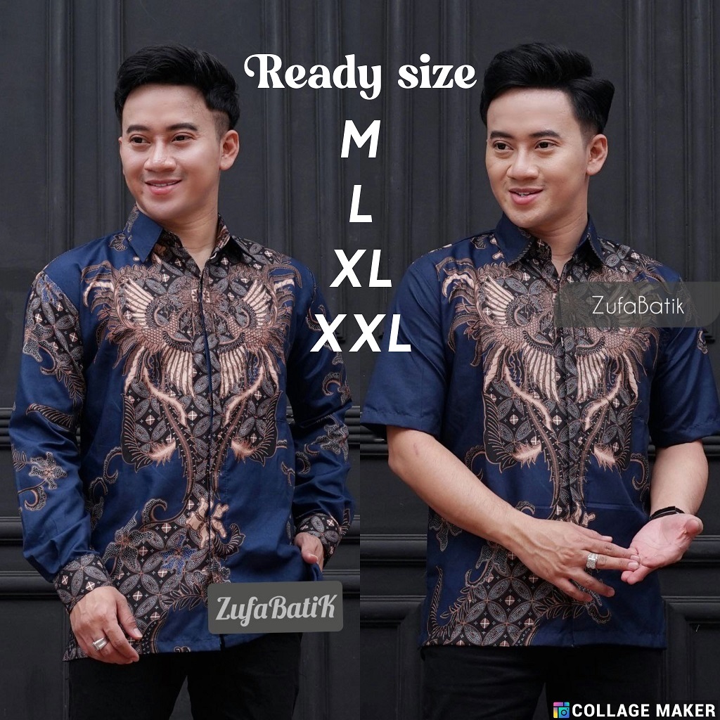 BATIK PRIA - KEMEJA BATIK JUMBO - KEMEJA BATIK LENGAN PANJANG - KEMEJA BATIK PRIA LENGAN PENDEK - AT