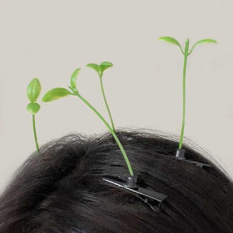 HAIRPIN SEPUCUK TUNAS DAUN TAUGE SPORUT HICK JEPIT RAMBUT KOREA NCT DREAM COSPLAY SIMULATION PLANT H