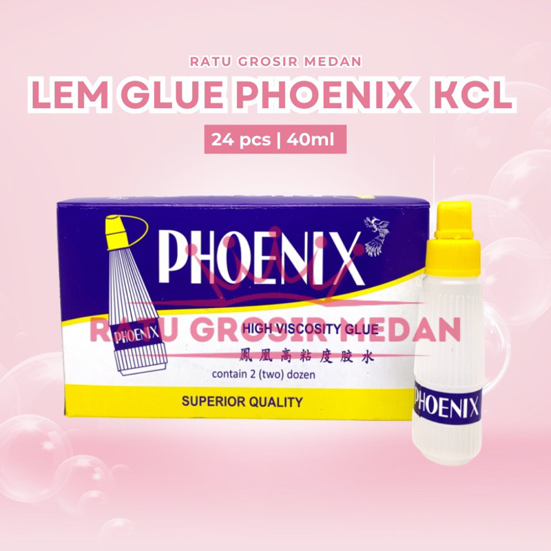 

Lem Glue Phoenix 24 pcs / kotak