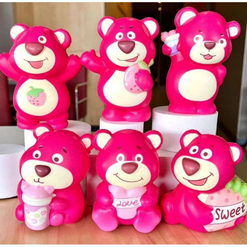 Squishy LOTSO Mainan Viral Lucu Gemoy / Squishy Karakter Lotso Viral