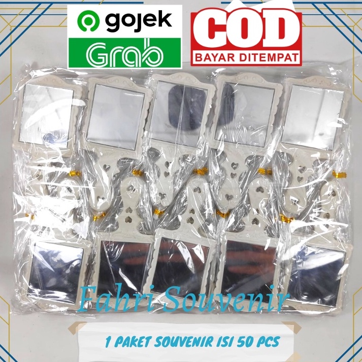 

Termurah Souvenir Pernikahan Kaca Gagang Kotak warna RONDOM Kemasan Plastik isi 5 PCS