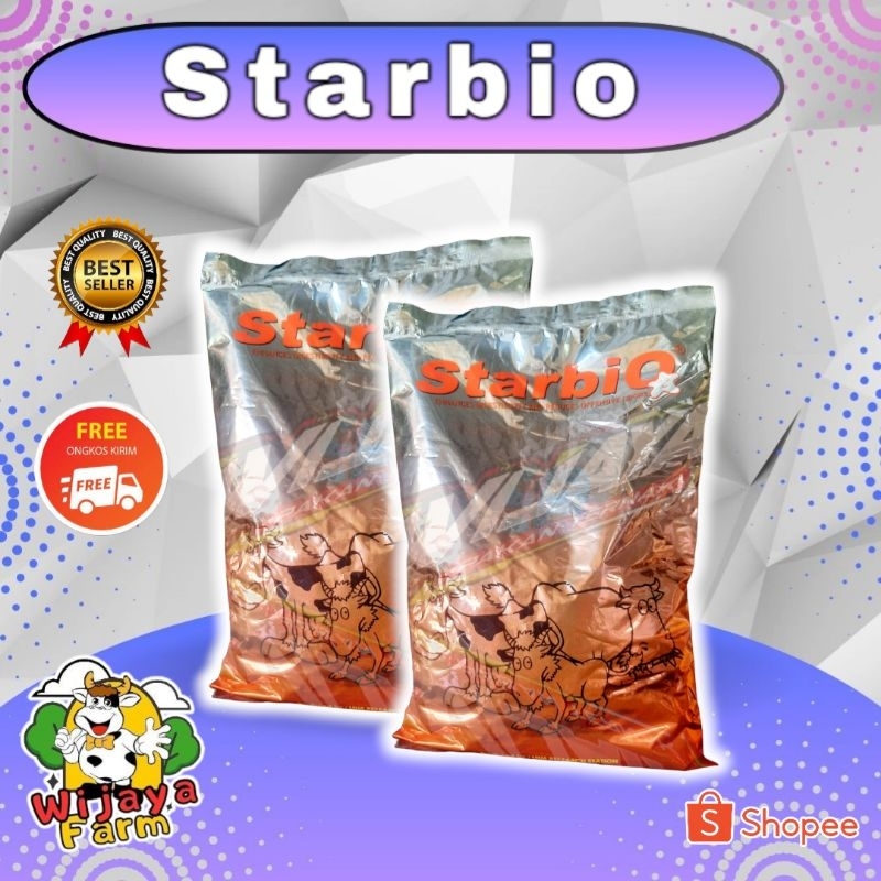 STARBIO PROBIOTIK UNTUK TERNAK RUMINANSIA SAPI KAMBING DOMBA KERBAU WJYPKNTRN