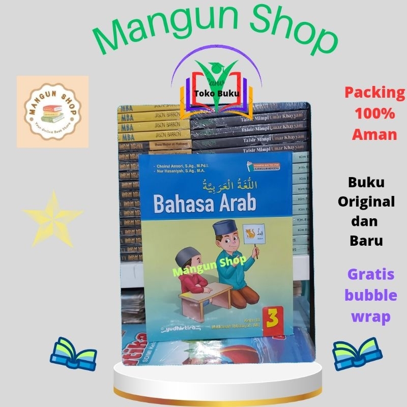 Buku Bahasa Arab Kelas 3 MI Kurikulum Merdeka ( Yudhistira)