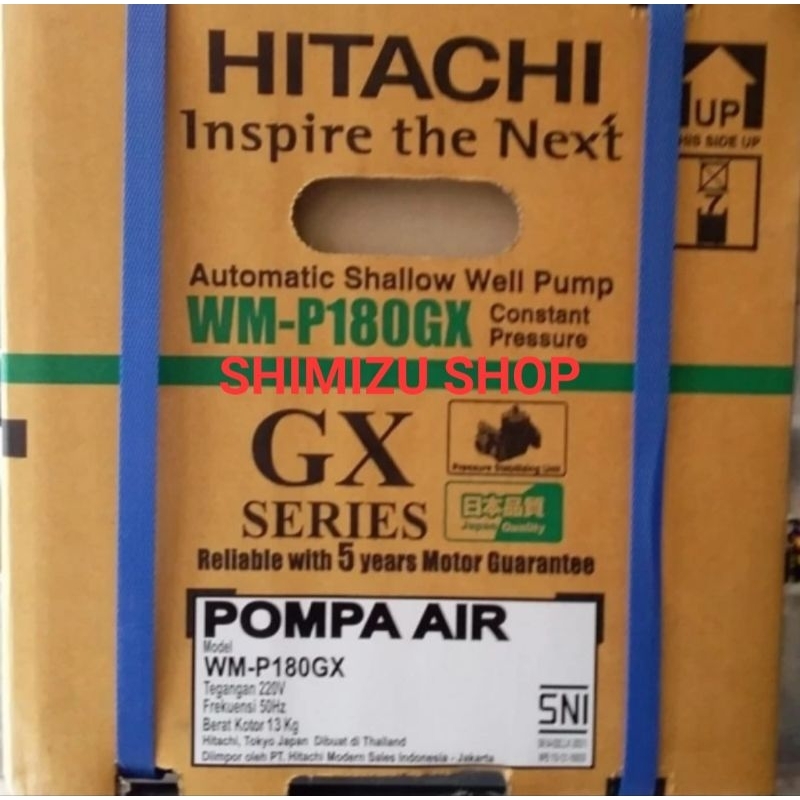 POMPA AIR BOOSTER HITACHI / POMPA PENDORONG HITACHI WMP 180GX