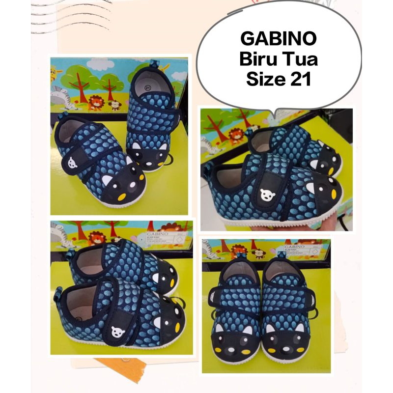 SANDAL - SEPATU BRAND GABINO,  SIZE 21 COWOK CEWEK