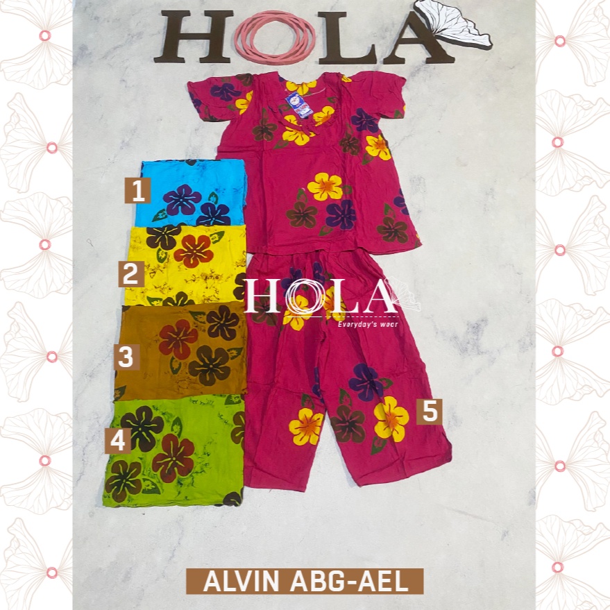 KODE S79X HOLAFASH  Setelan ALVIN 34 abg pendek  setelan hotpantSetelan Batik Homie oneset setcel ru