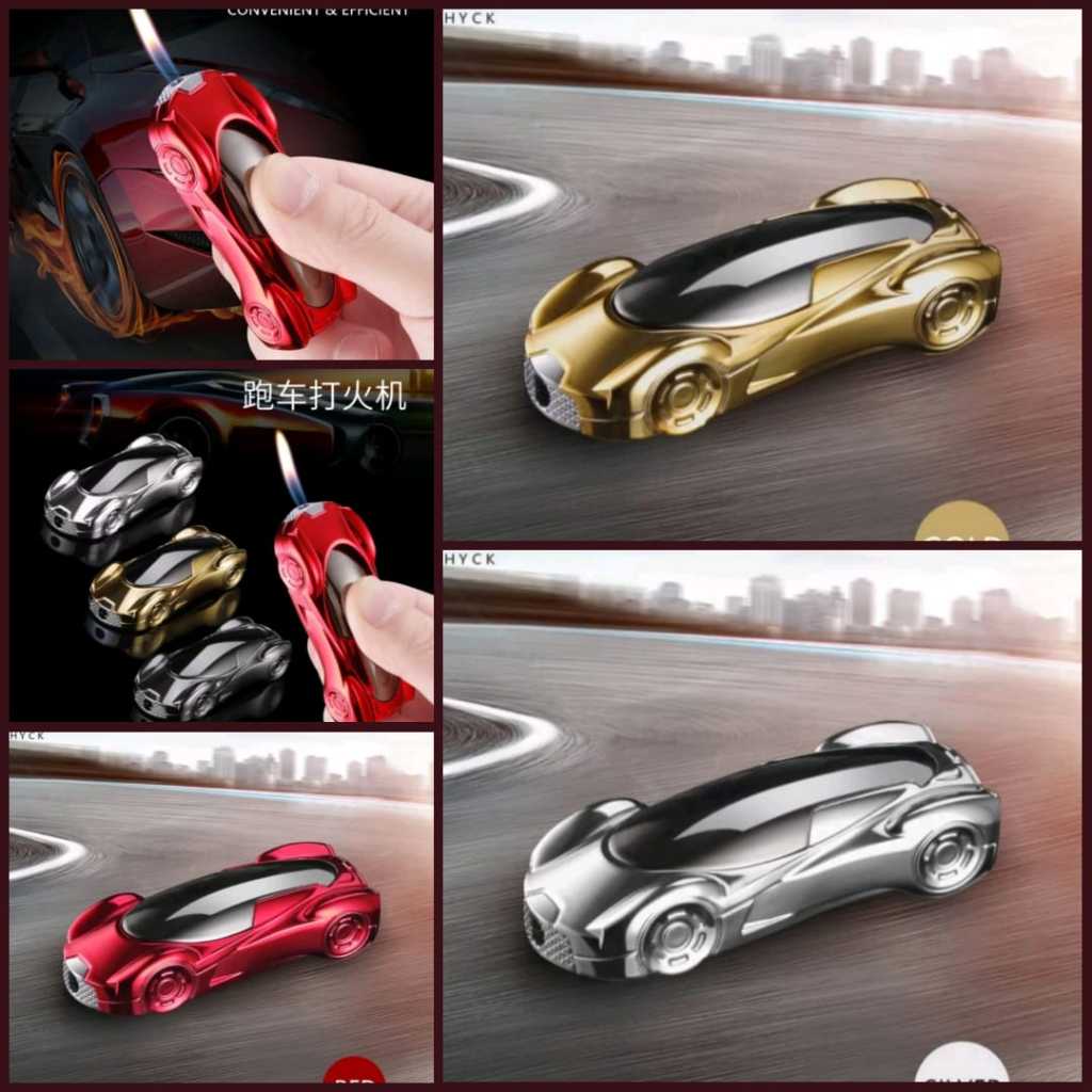 KOREK API BARA MOBIL SPORT KEREN DAN UNIK KOREK LAS LIGHTER UNIK