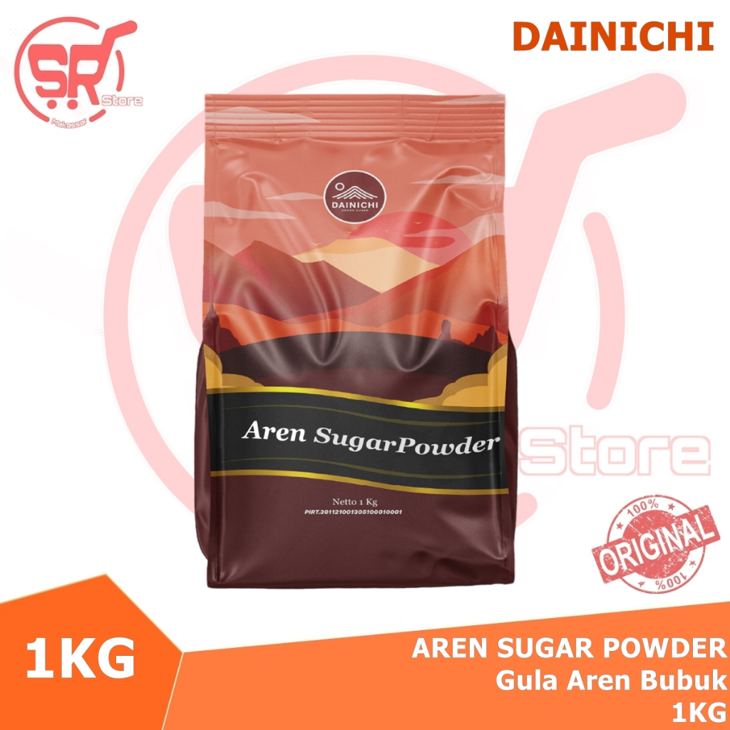 

Gula Aren Bubuk 1 Kg - Aren sugar powder - PALM SUGAR DAINICHI ( SR Store MKS / SR Store Makassar )