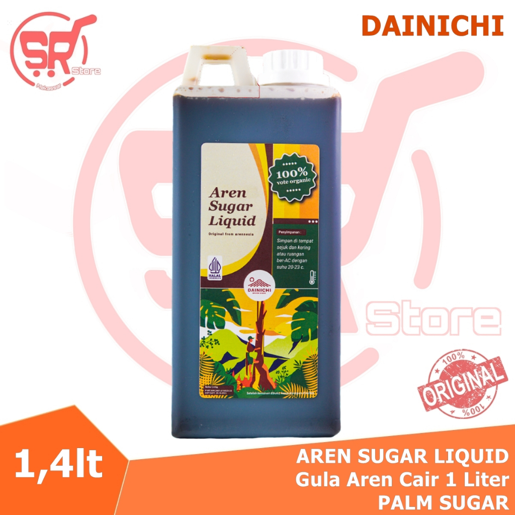 

Gula Aren Cair 1 Liter - Aren sugar liquid - PALM SUGAR DAINICHI ( SR Store MKS / SR Store Makassar )