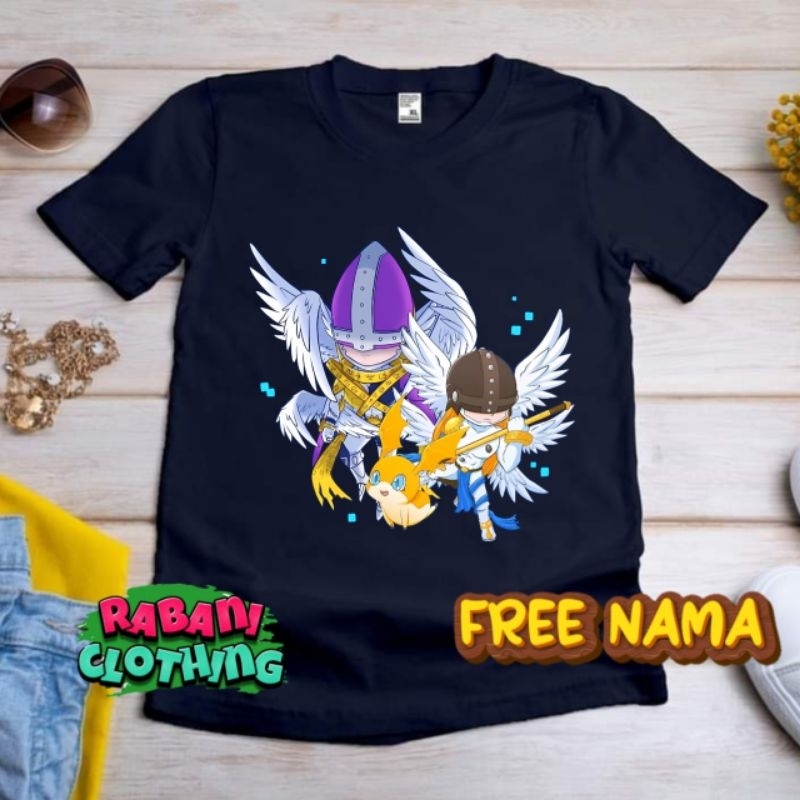 baju digimon patamon evolution kaos anak