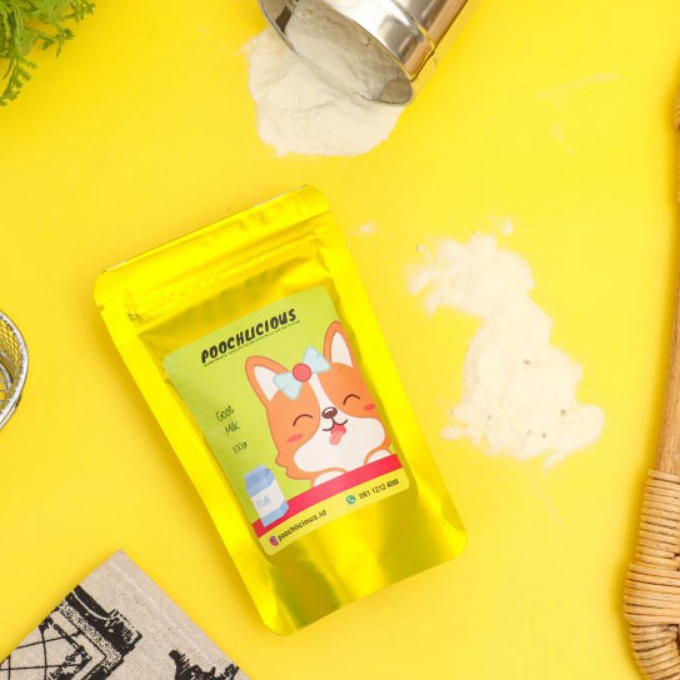 HJ6 Poochlicious Goat Milk  Susu Kambing Anjing  Susu Kambing Bubuk  Goat Milk Bubuk Anjing Puppy