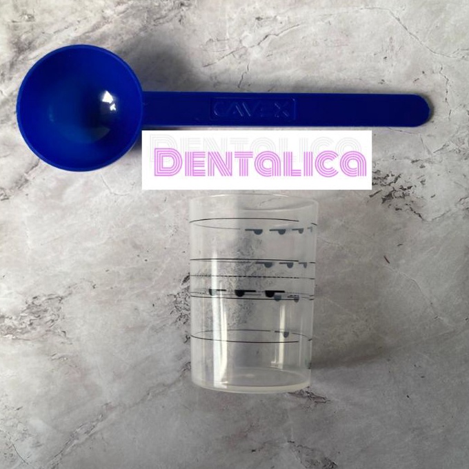 Diskon Set sendok takar gelas ukur cup alginat alginate cavex
