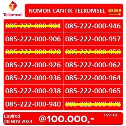 Terlaris Kartu Perdana Nomor Telkomsel Cantik Bagus