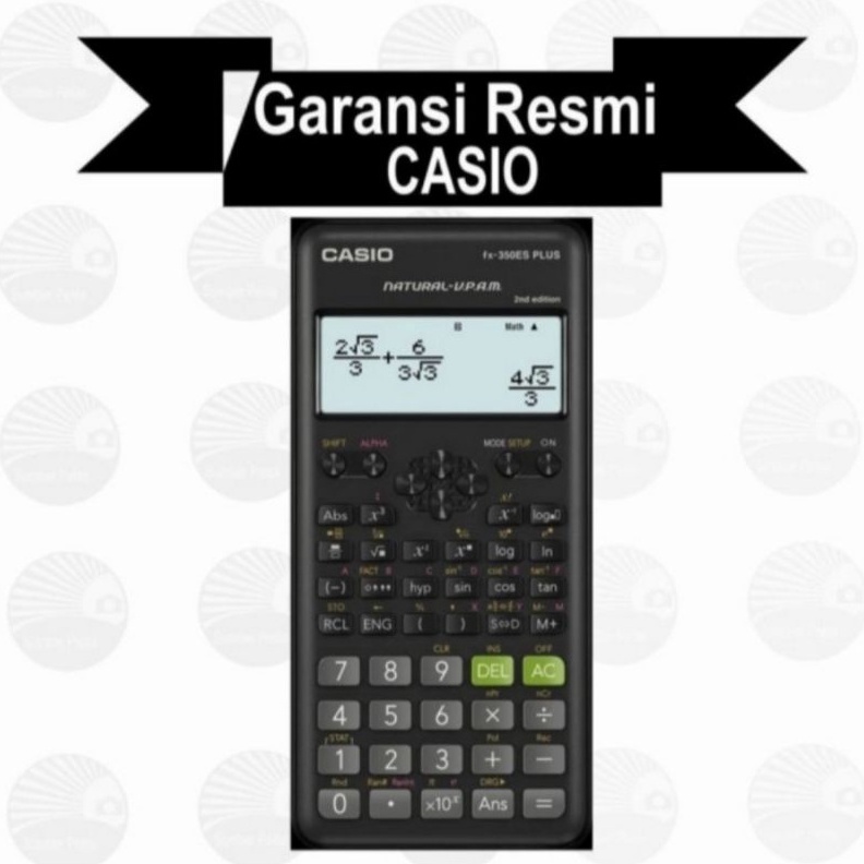 

SPECIAL PROMO KALKULATOR SEKOLAH KULIAH Casio FX 35 ES PLUS ORIGINAL Scientific Calculator