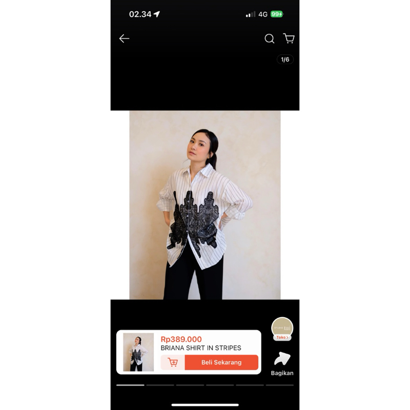 studio tui black and white stripe