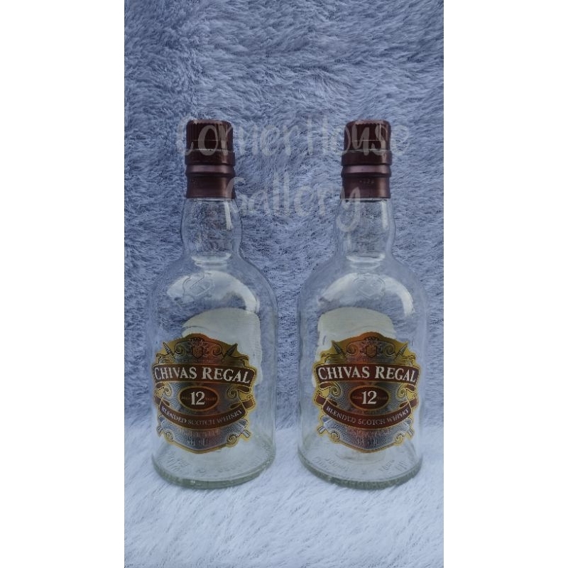 Pajangan Botol Bekas Miras Botol Pajangan Untuk Koleksi - CHIVAS, DISARONNO, KWAIFEH dll