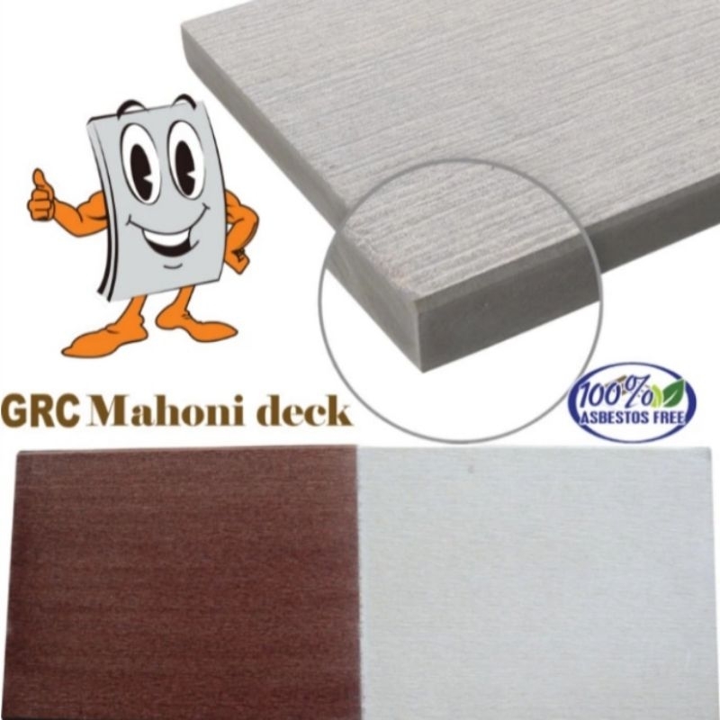 GRC Mahoni Deck 30cm / Uk.20 x 300 x 2400mm
