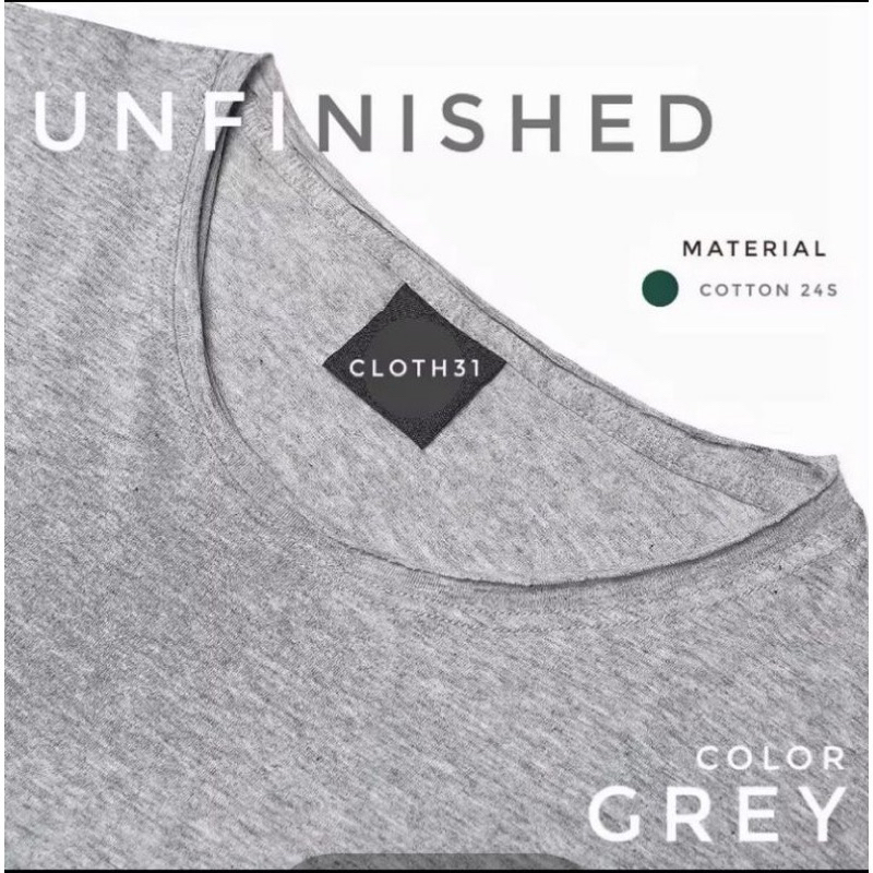Kaos polos pria Unfinished premium/kaos Unfinished Cotton Combed Terbaru/Kaos polos pria Dan wanita/