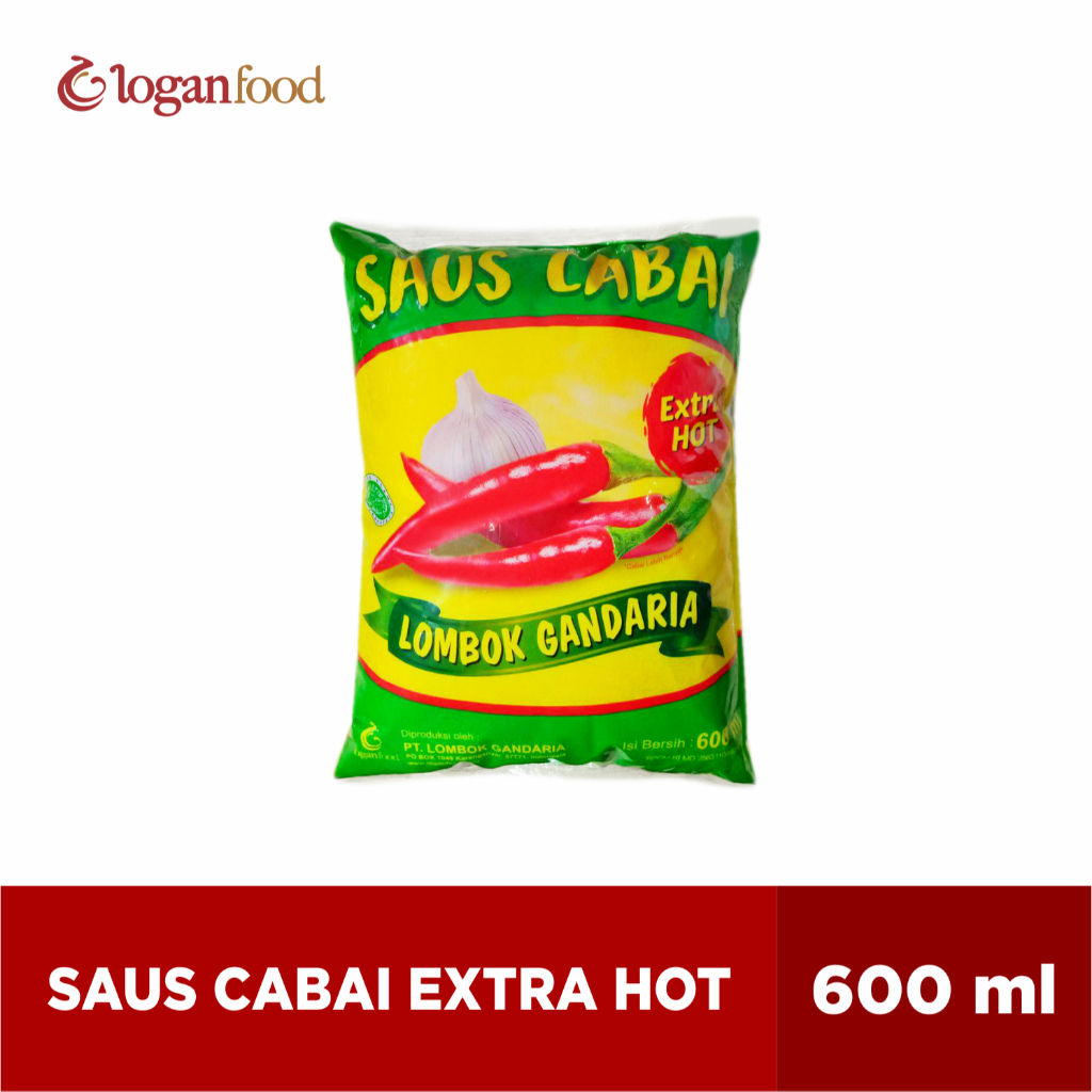 

[ SCLGS-600R ] - Lombok Gandaria Saus Cabai Extra Hot Refill 600 ml (Area Jawa Tengah)