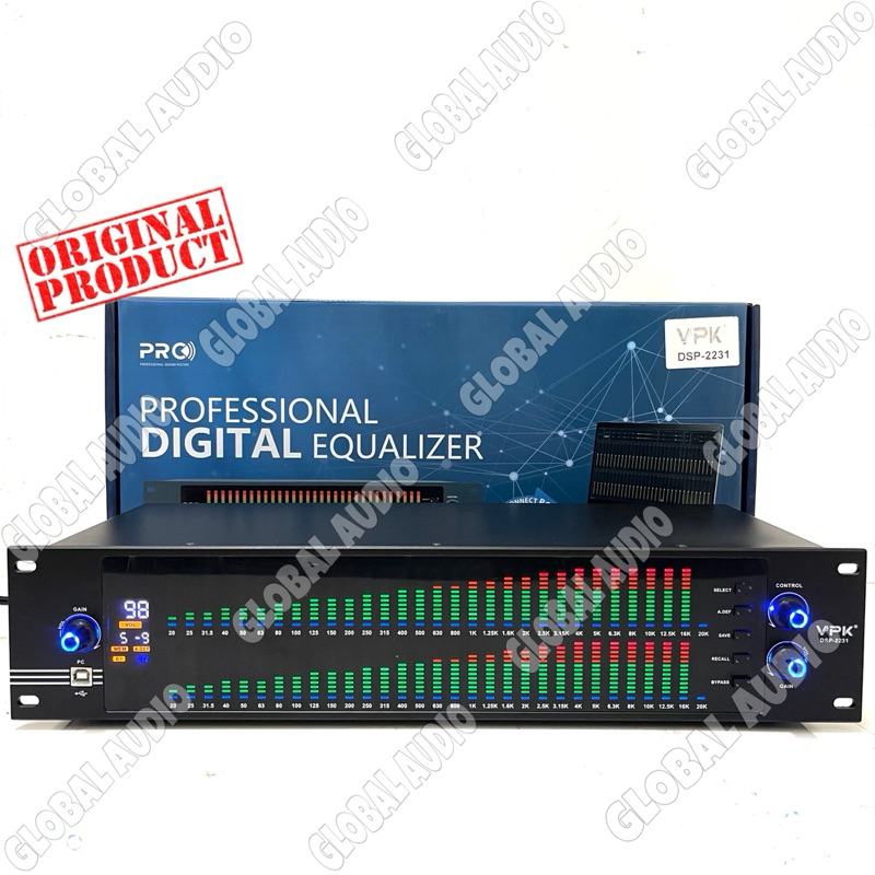 Equliser Digital VPK DSP 2231 or VPK DSP 1131 Original Equalizer Digital VPK2231 & VPK1131 ( Bisa CO