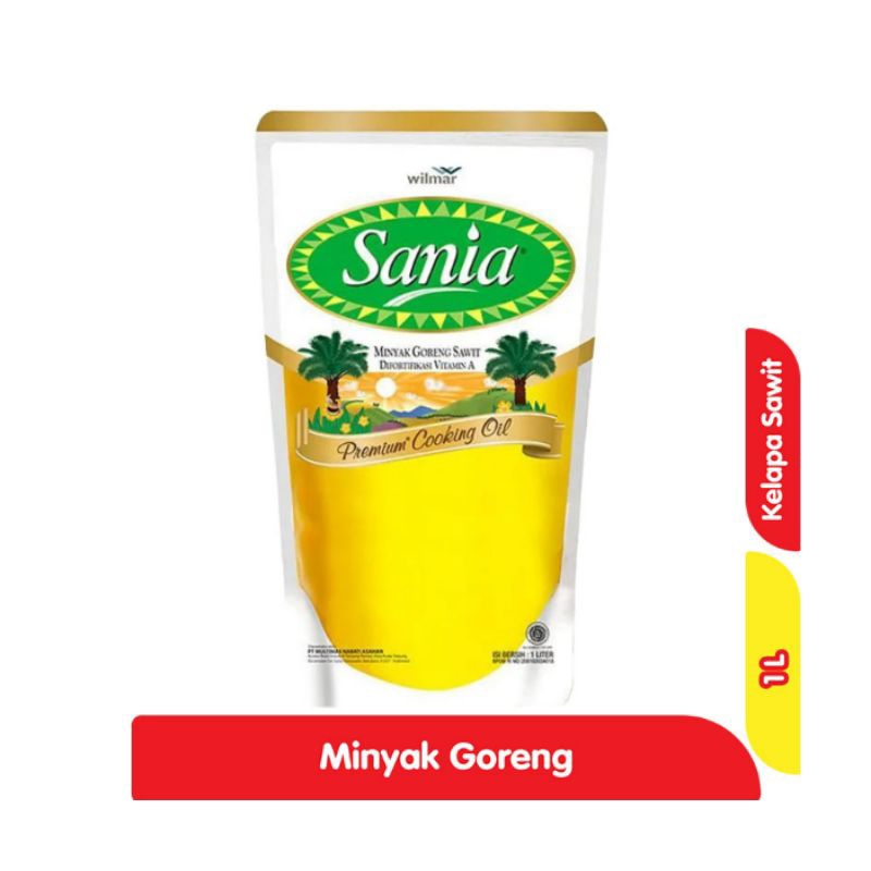 

Sania Minyak Goreng Pouch 1 Liter