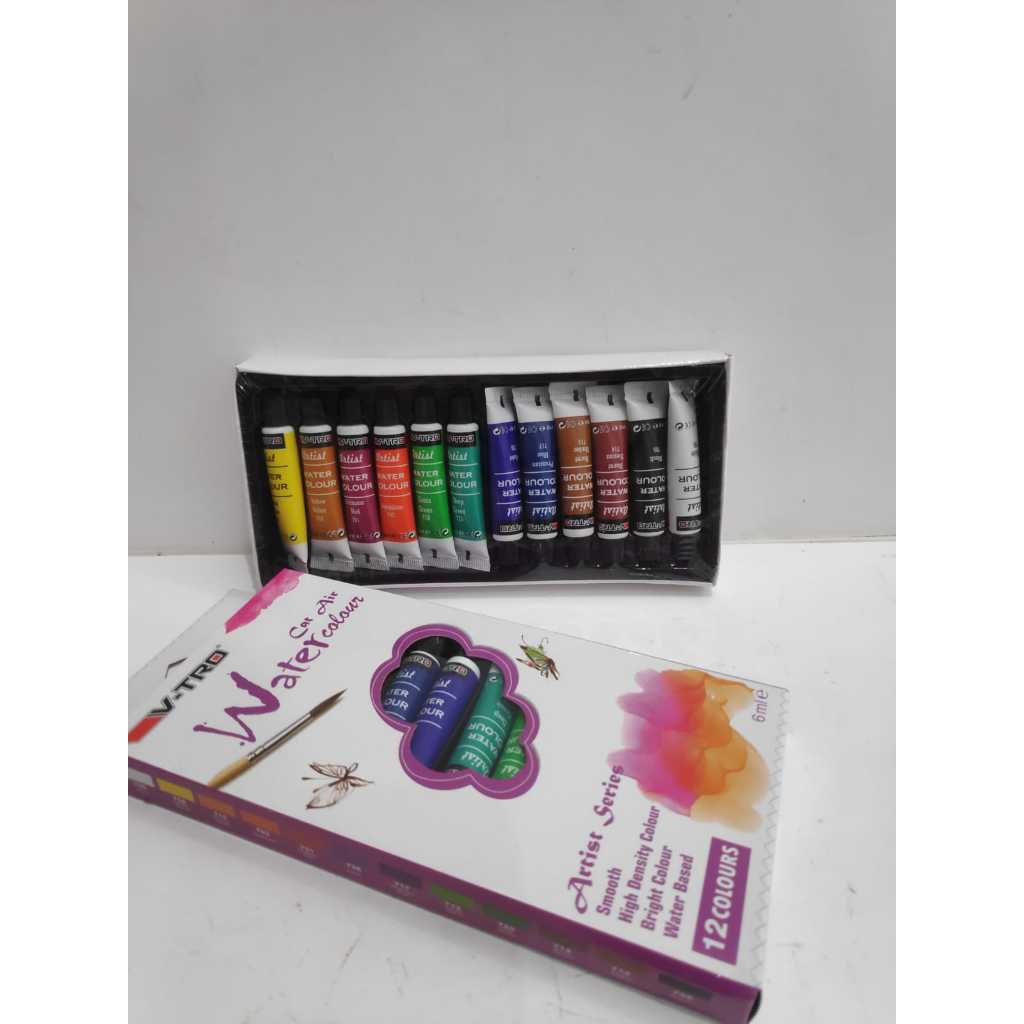 

Cat air/water colour 12 warna 6ML V-TRO