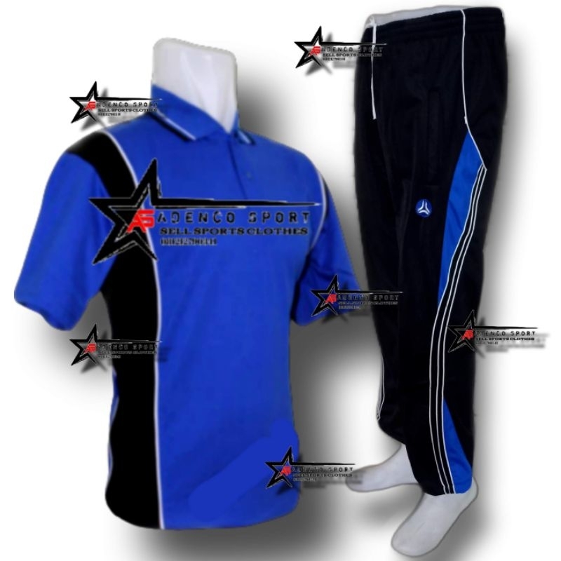 Setelan Baju Olahraga Pria lengan Pendek / Seragam Kaos Trening Olahraga Pria Dan Wanita