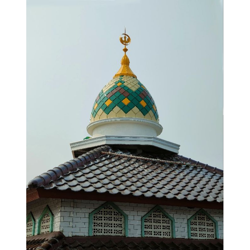 Kubah Masjid Bahan Galvalum / Diameter 1.5 meter x Tinggi 1 meter