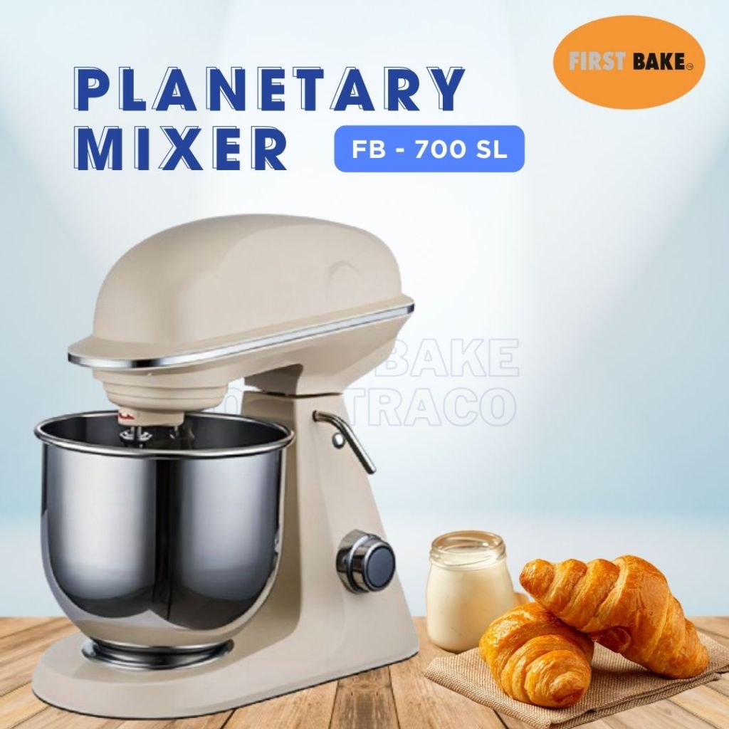 FIRST BAKE - Planetary Mixer (Mixer Roti , Kue & Cookies) 7 Liter
