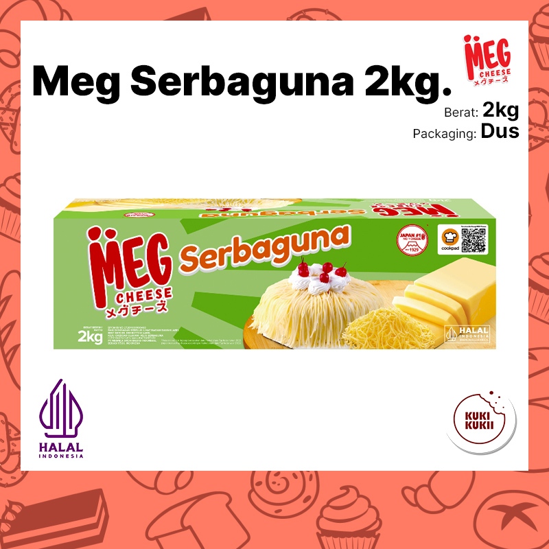 

Keju Meg SERBAGUNA 2kg | Megkeju SERBAGUNA 2 kg