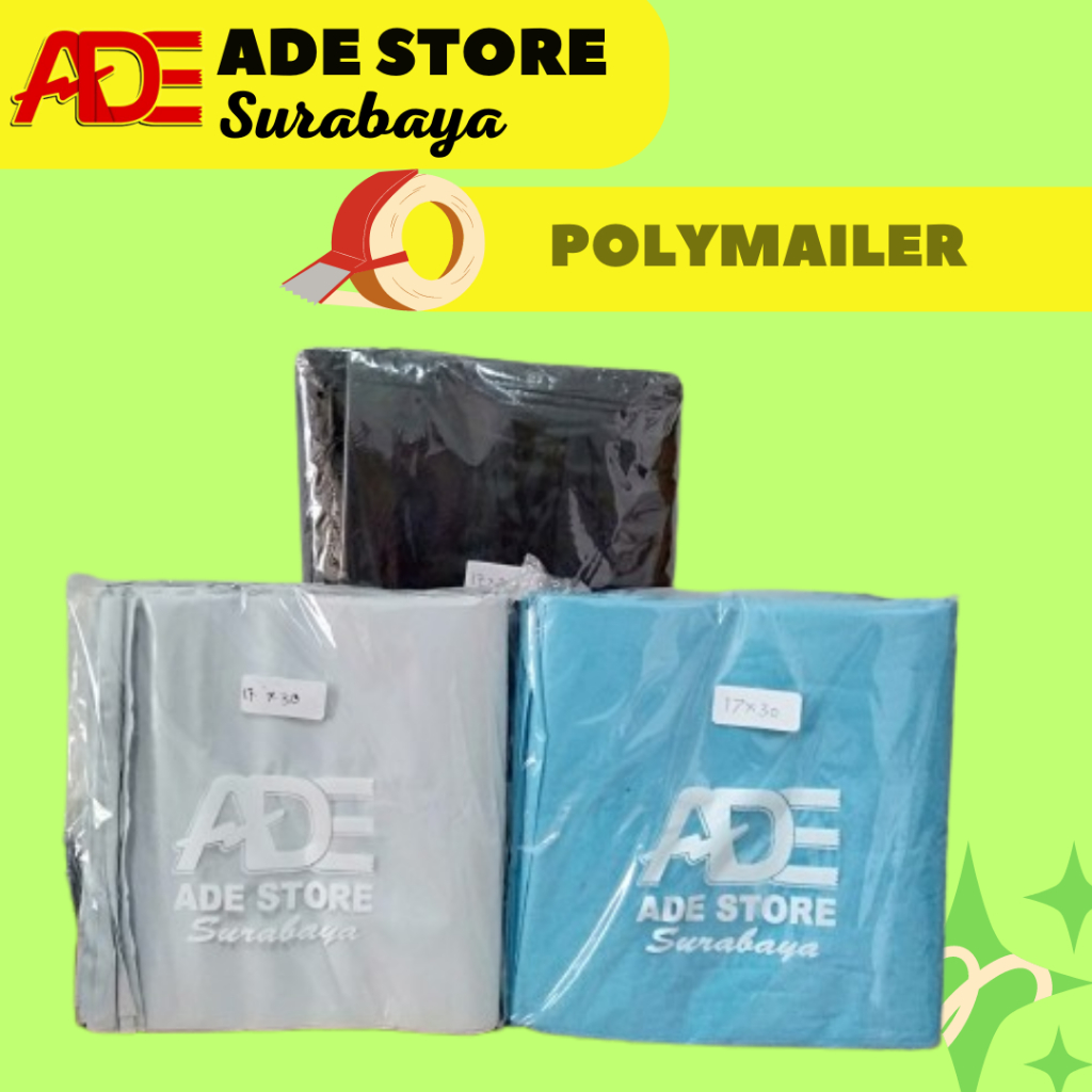 

Plastik Packing Olshop/Polymailer Warna Ukuran 17x30cm