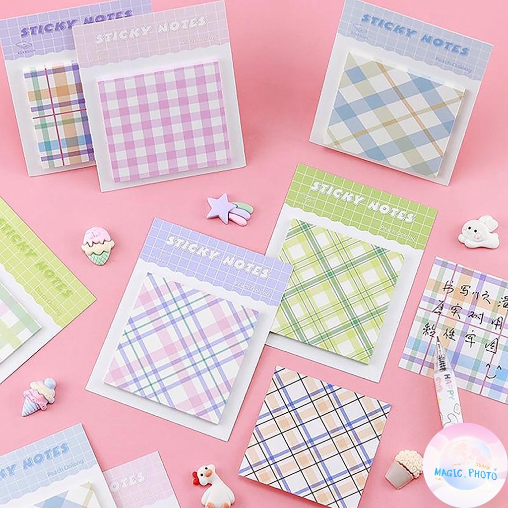 

Sticky notes simple style pattern Note Memo kotak Catatan Tempel Kotak Bergaris Sederhana Sticky Notes Siswa-Eghrerr