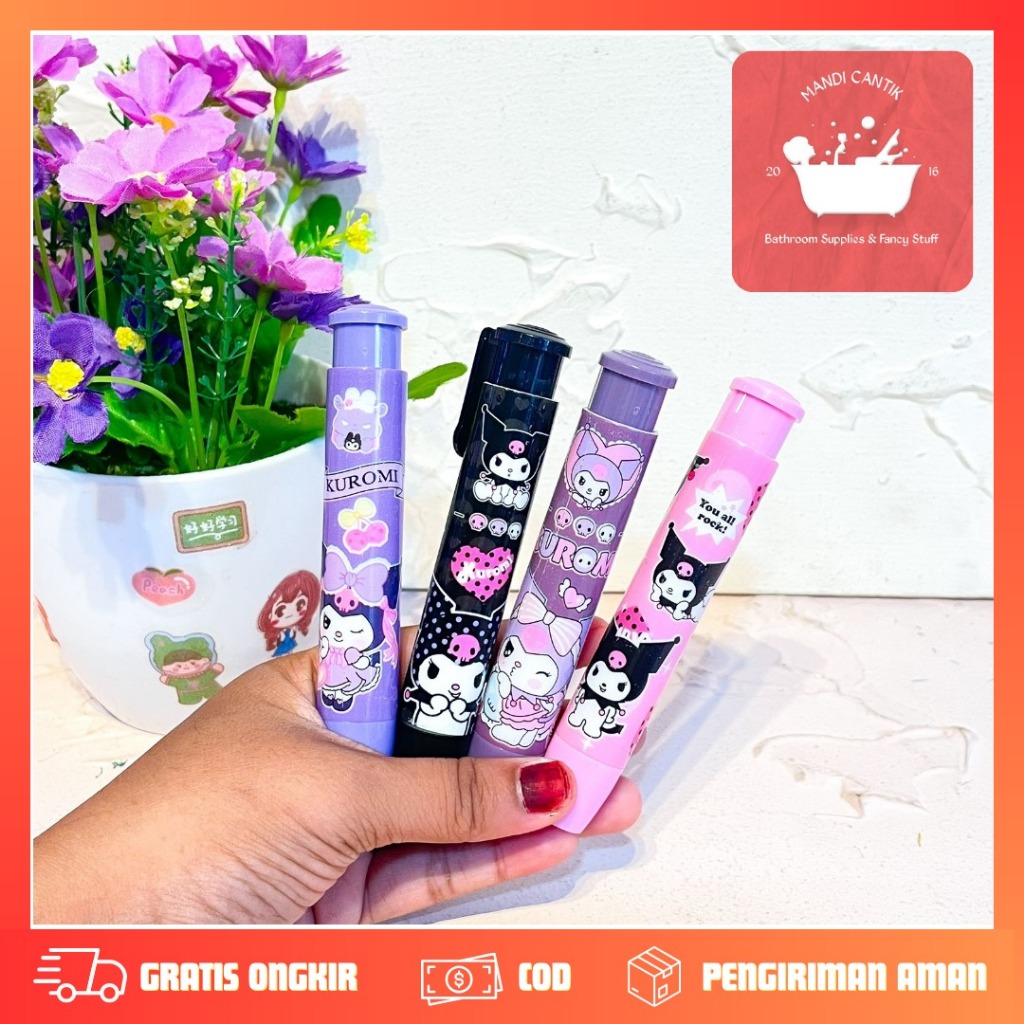 

PENGHAPUS CETEK DEPRESSIBLE KUROMI SAJA ERASER HAPUSAN LUCU IMUT KADO UNIK COD