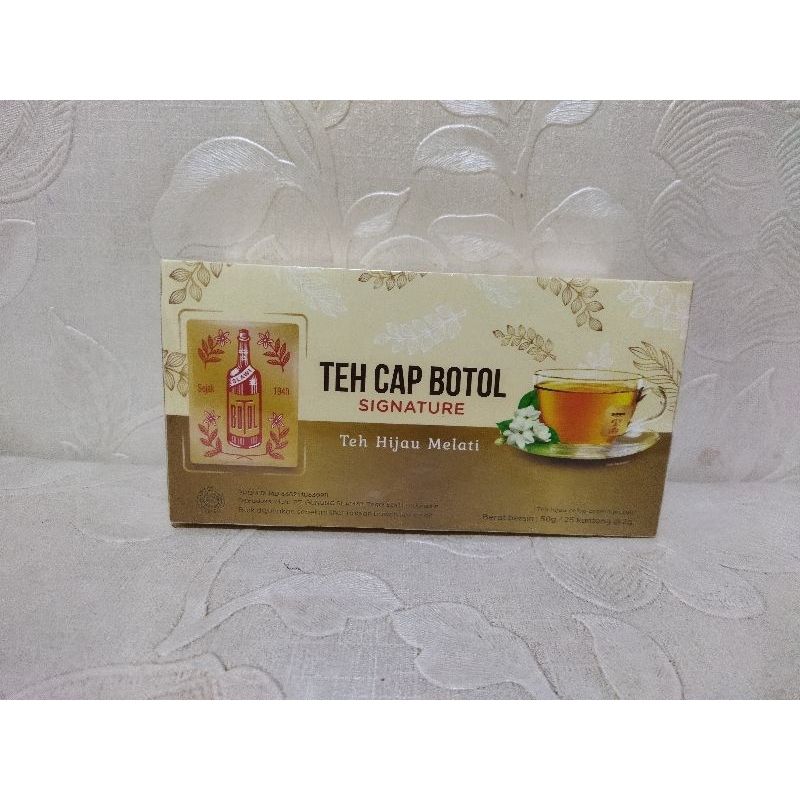 

TEH CAP BOTOL SIGNATURE ISI 25 KANTONG / TEH CELUP CAP BOTOL SIGNATURE / TEH CAP BOTOL SIGNATURE / TEH HIJAU MELATI PREMIUM / TEH CELUP PREMIUM / TEH PREMIUM / TEH TEGAL / TEH TONG TJI / TEH CAP BOTOL / TEH GOPEK / TEH POCI / TEH