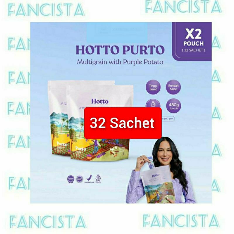 

Hotto Purto Multigrain Oat Uabi Ungu 16 Sachet 1 Karton