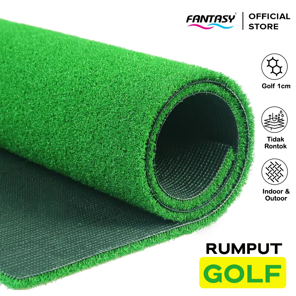 Fantasy Karpet rumput sintetis 10mm Uk. 150 x 100 cm Karet Rumput Palsu Meteran Karpet Rumput Mini G